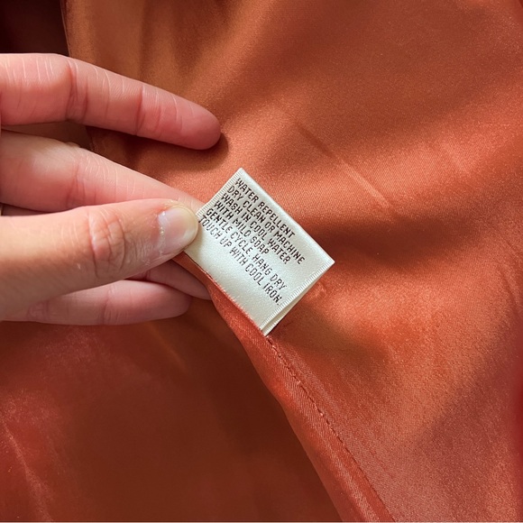 Vintage Evan Picone Taupe Trench Coat Belted Removable Lining Women’s Size Small - Picture 15 of 16